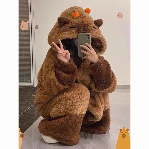 Adult Animal Onesie Pajamas — view 2