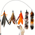 Interactive Cat Teaser Wand with Refills