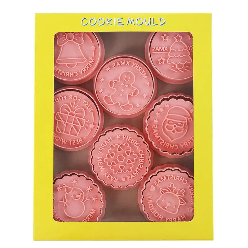Christmas Cookie Cutter and Stamp Set