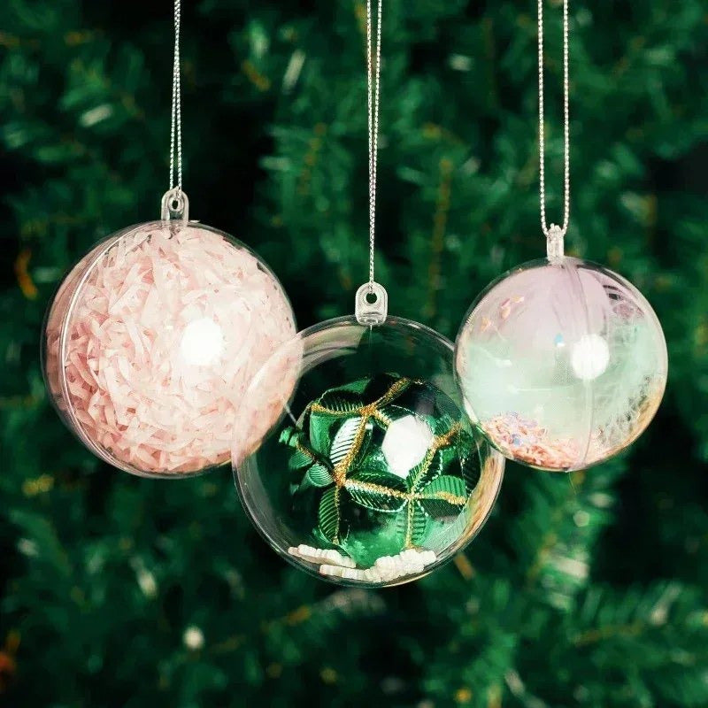 Clear Fillable Ornaments, 50-Pack — view 2