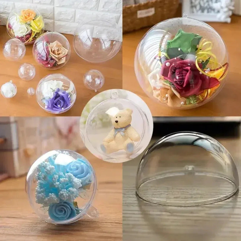 Clear Fillable Ornaments, 50-Pack — view 5
