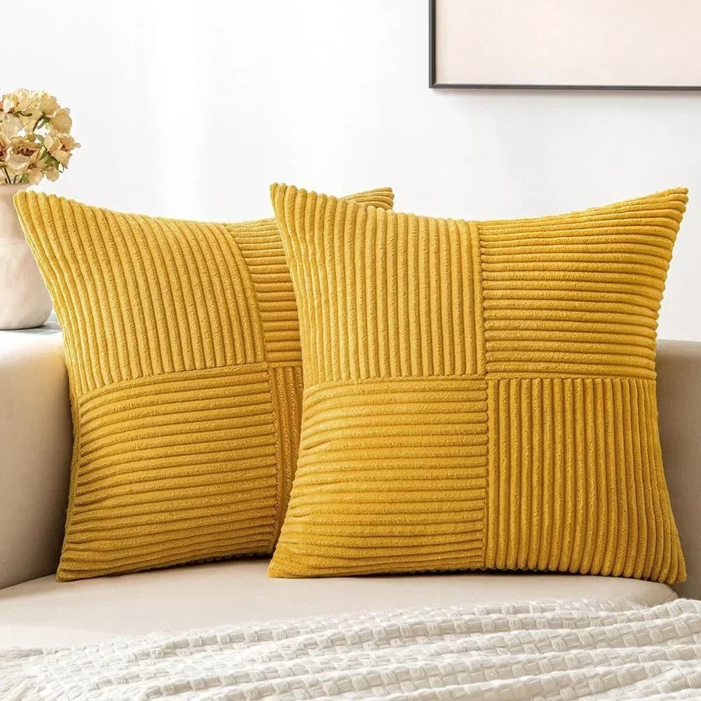 Corduroy Throw Pillow Covers, 2-Pack - view 4