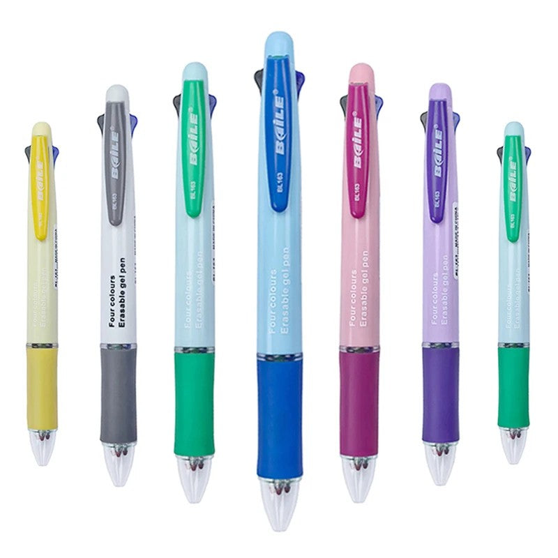 4-in-1 Erasable Multicolor Pen, 5-Pack