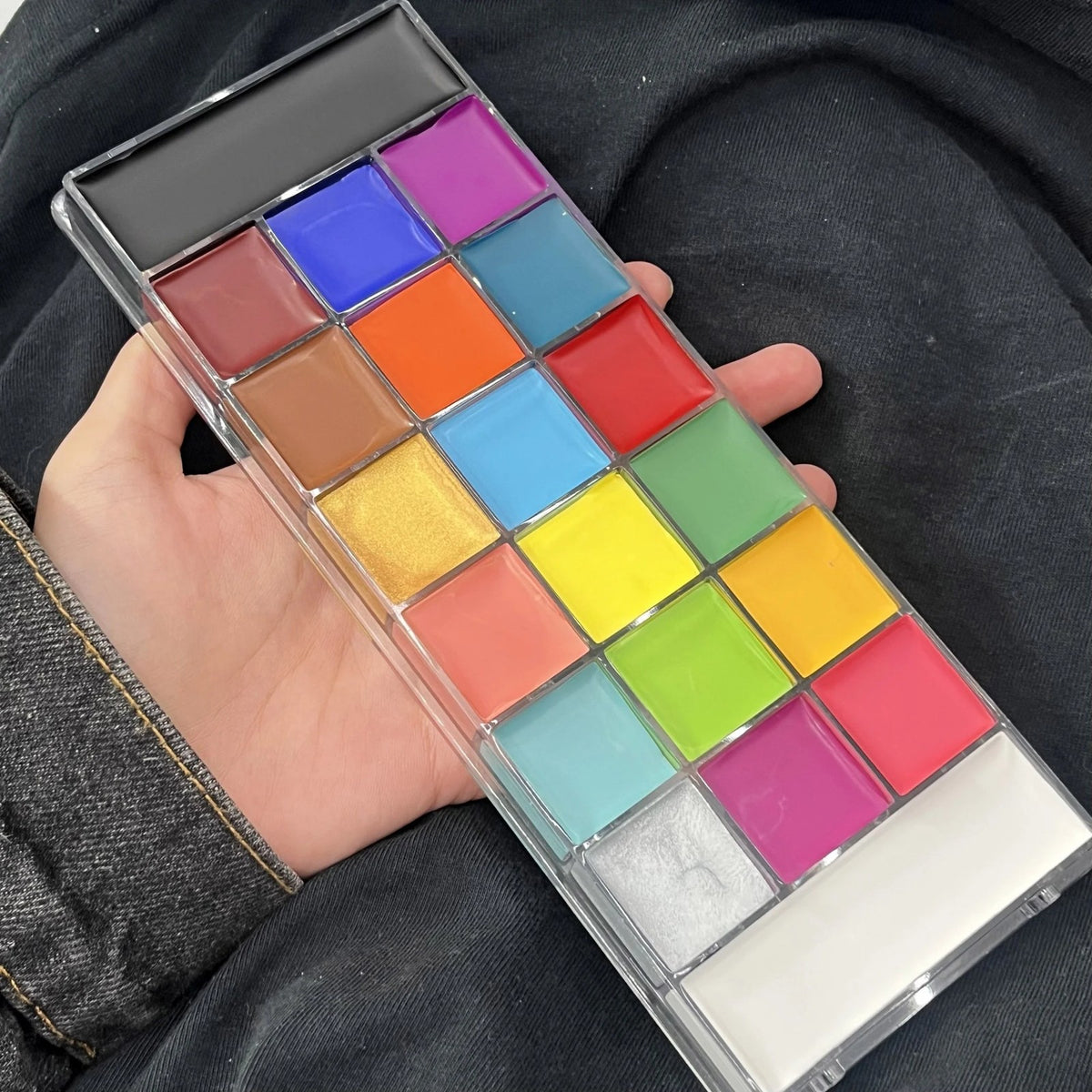 Face & Body Paint Palette, 20 Colors