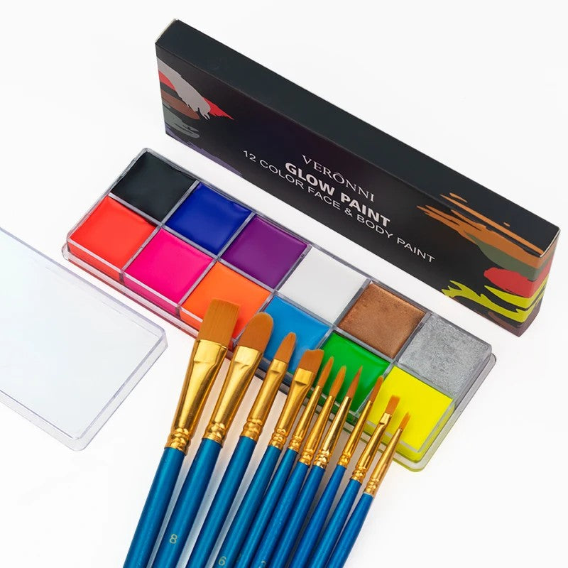 Face & Body Paint Palette, 20 Colors - view 2