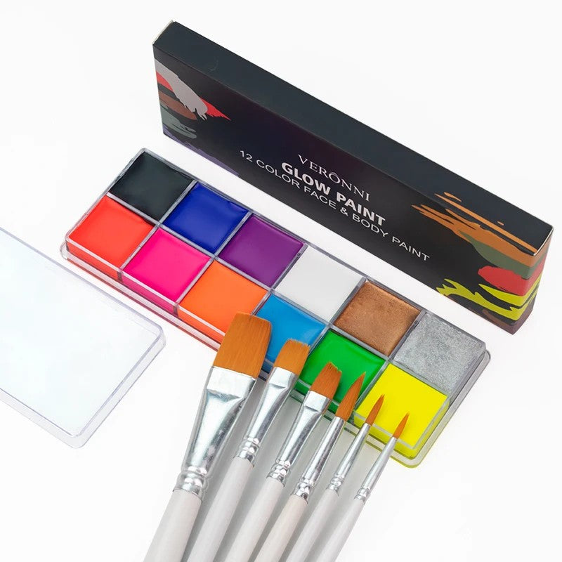 Face & Body Paint Palette, 20 Colors - view 3