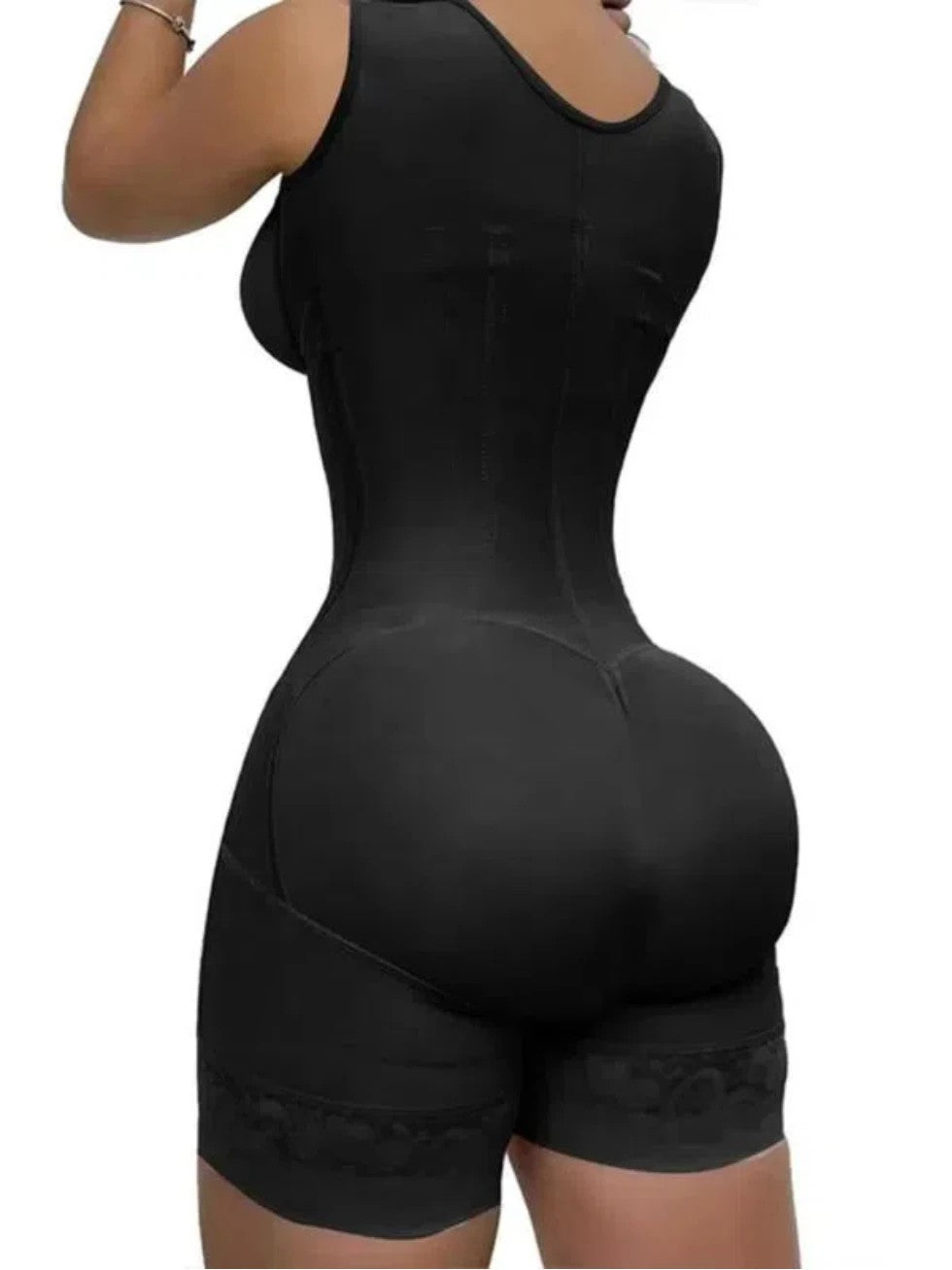 Tummy Control Bodysuit with Zipper - view 3