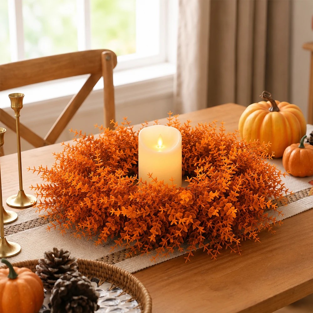 Fall Eucalyptus Wreath, 16 Inch - view 2