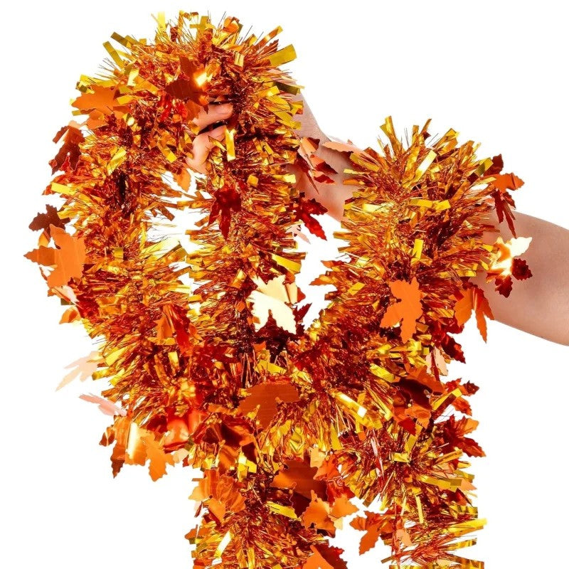 Fall Maple-Leaf Garland, 2-Pack - view 4