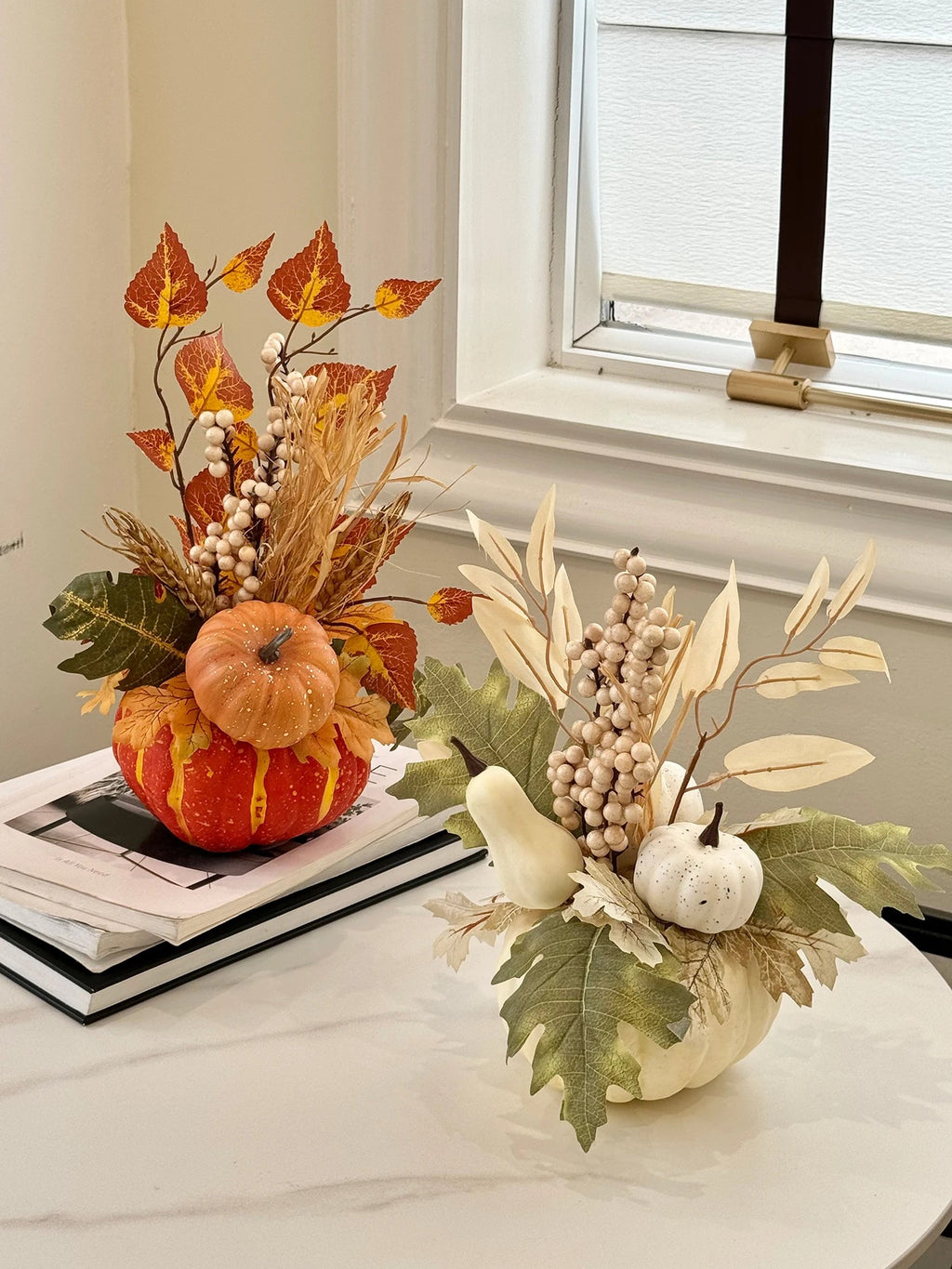 Fall Pumpkin Centerpiece - view 2