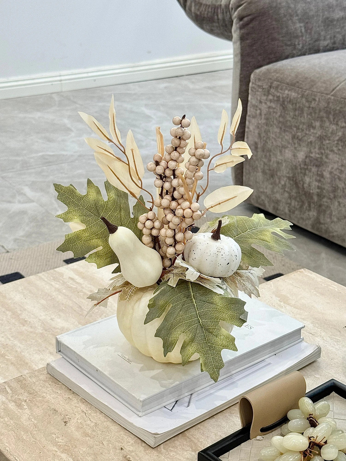 Fall Pumpkin Centerpiece - view 4