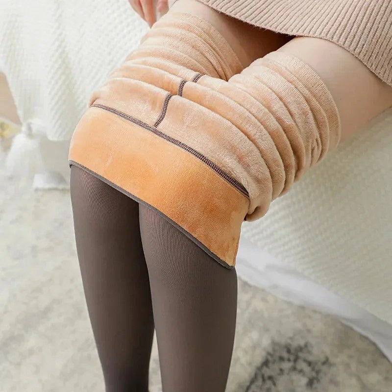 Fleece-Lined Thermal Tights — view 2
