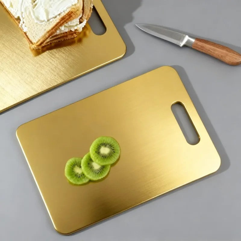 Gold Stainless Steel Cutting Boards, 3-Piece