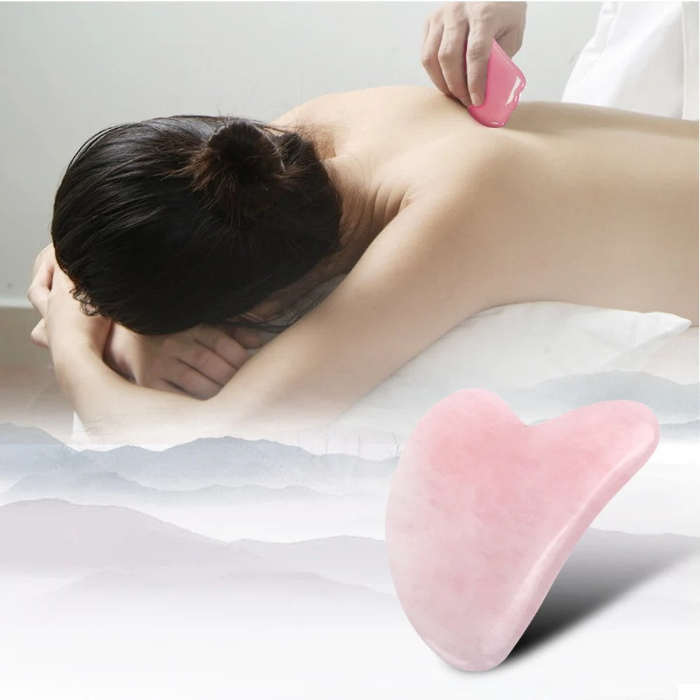 Rose Quartz Gua Sha Facial Tool - view 3