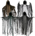 Faceless Hanging Ghosts, 4-Pack