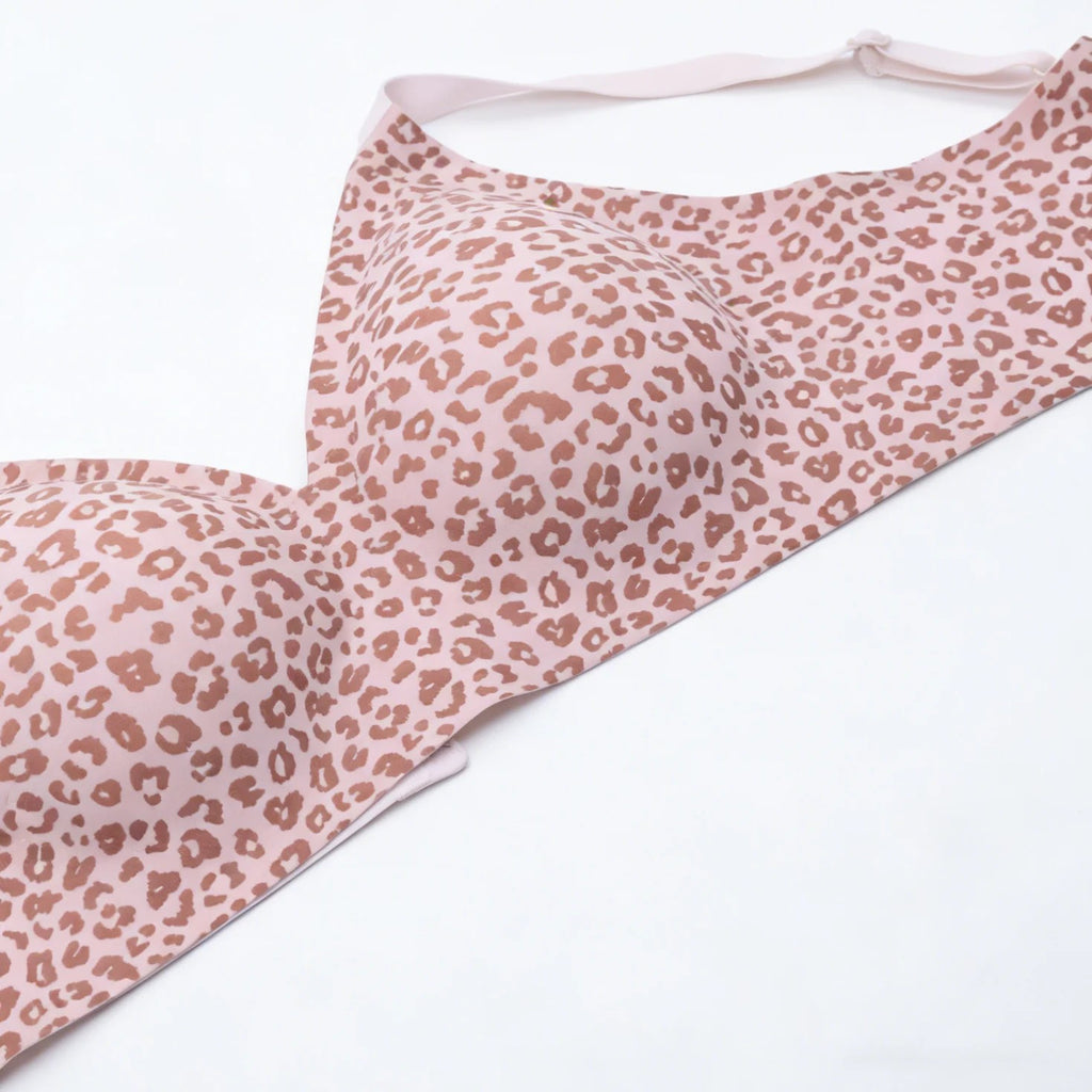 Wire-Free Leopard Print Bra - view 2
