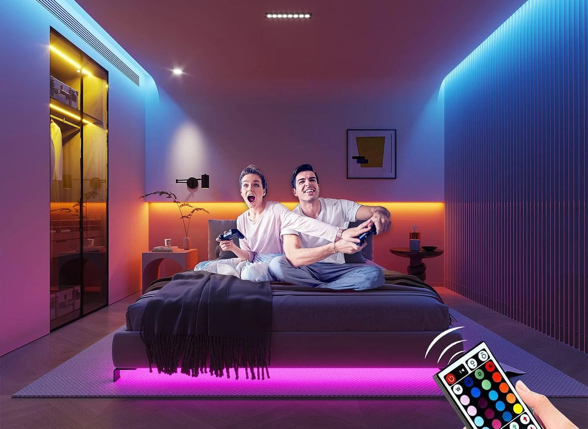 RGB LED Strip Lights with Remote and App - view 2