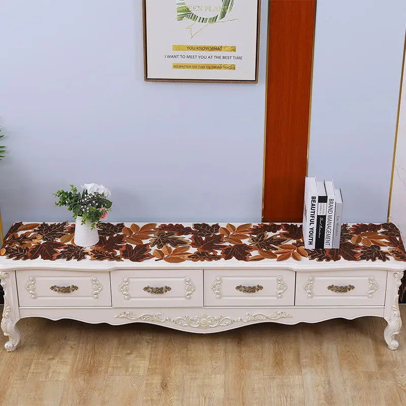 Maple Leaf Cutwork Table Runner - view 3