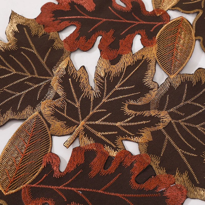 Maple Leaf Cutwork Table Runner - view 6