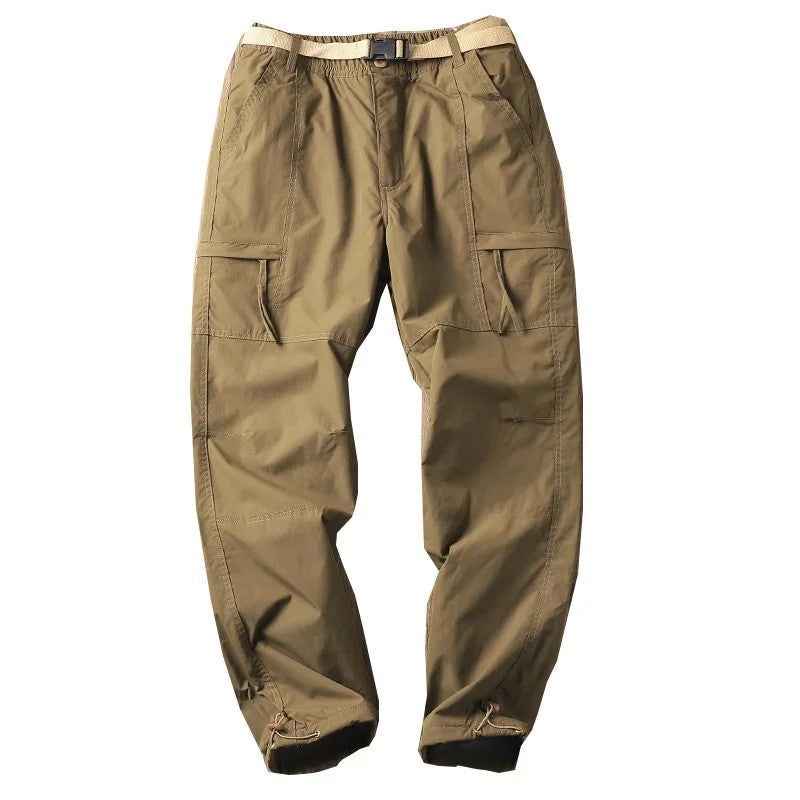 Men's Fleece-Lined Cargo Work Pants