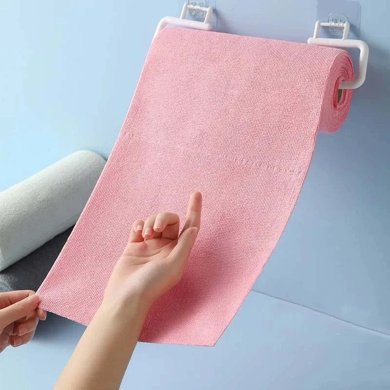 Tear-Off Microfiber Cleaning Cloth Roll - view 2