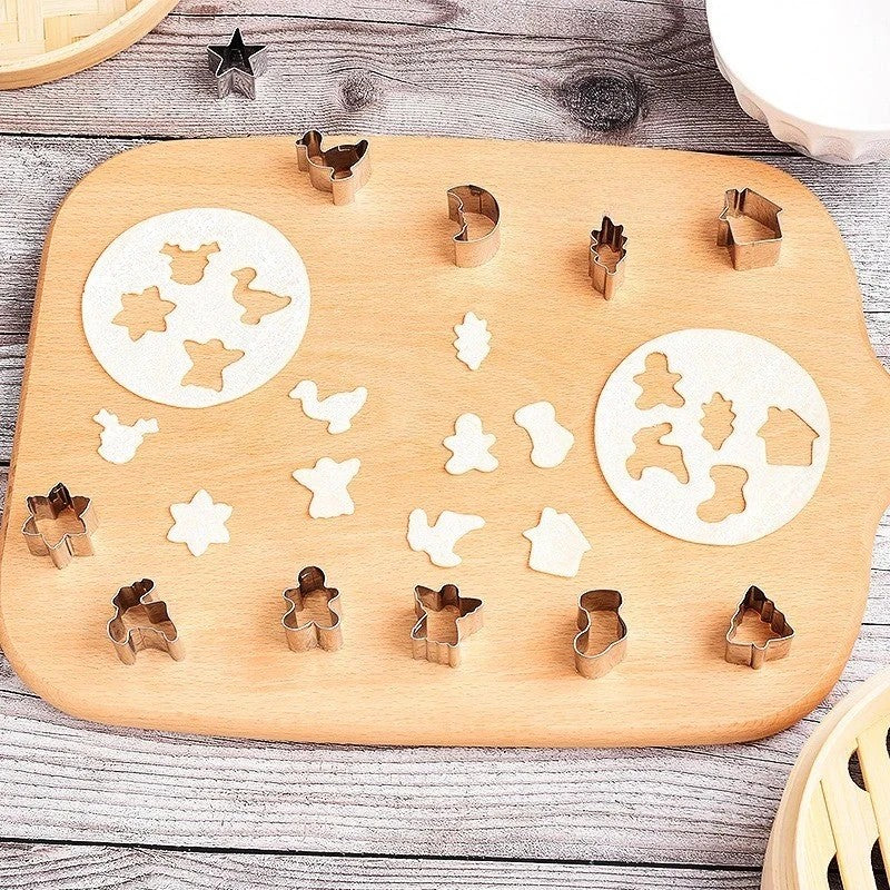Mini Christmas Cookie Cutters, 20 Pieces - view 3