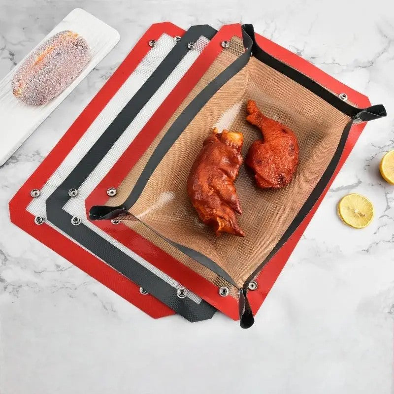 Leakproof Silicone Baking Mat with Snap-Lock Edges