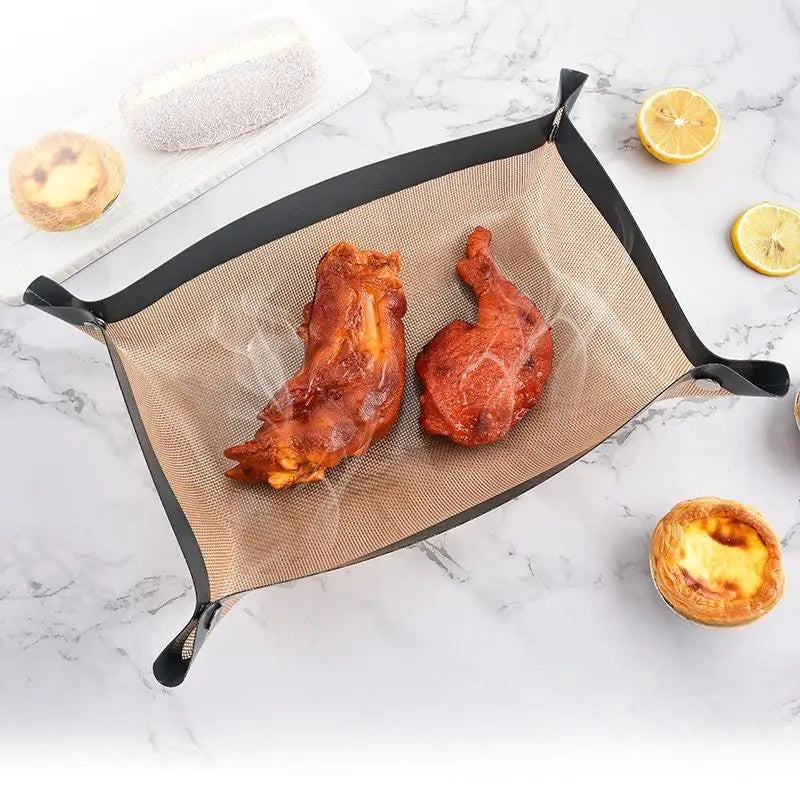 Leakproof Silicone Baking Mat with Snap-Lock Edges - view 4