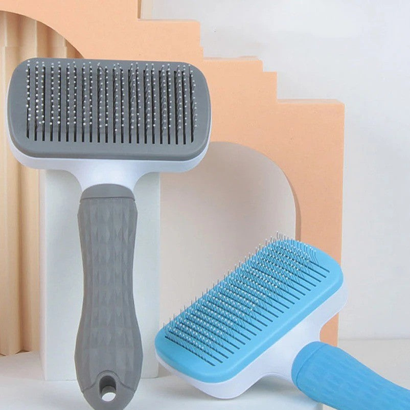 Self-Cleaning Pet Slicker Brush