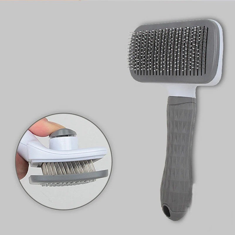 Self-Cleaning Pet Slicker Brush