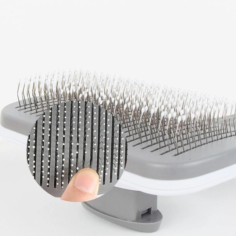 Self-Cleaning Pet Slicker Brush