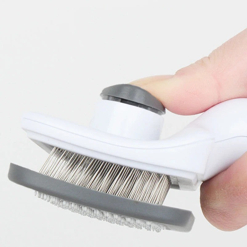 Self-Cleaning Pet Slicker Brush
