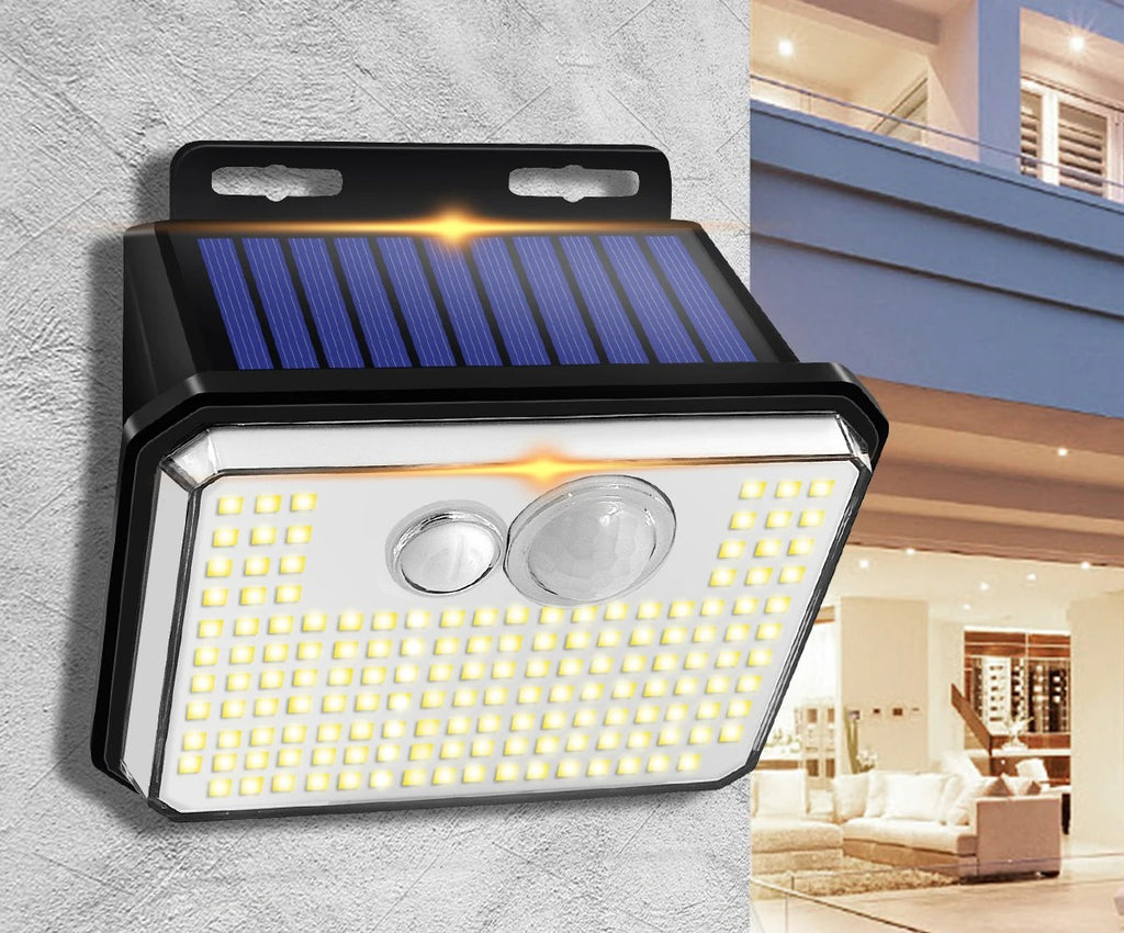 Solar Motion Sensor Outdoor Wall Light